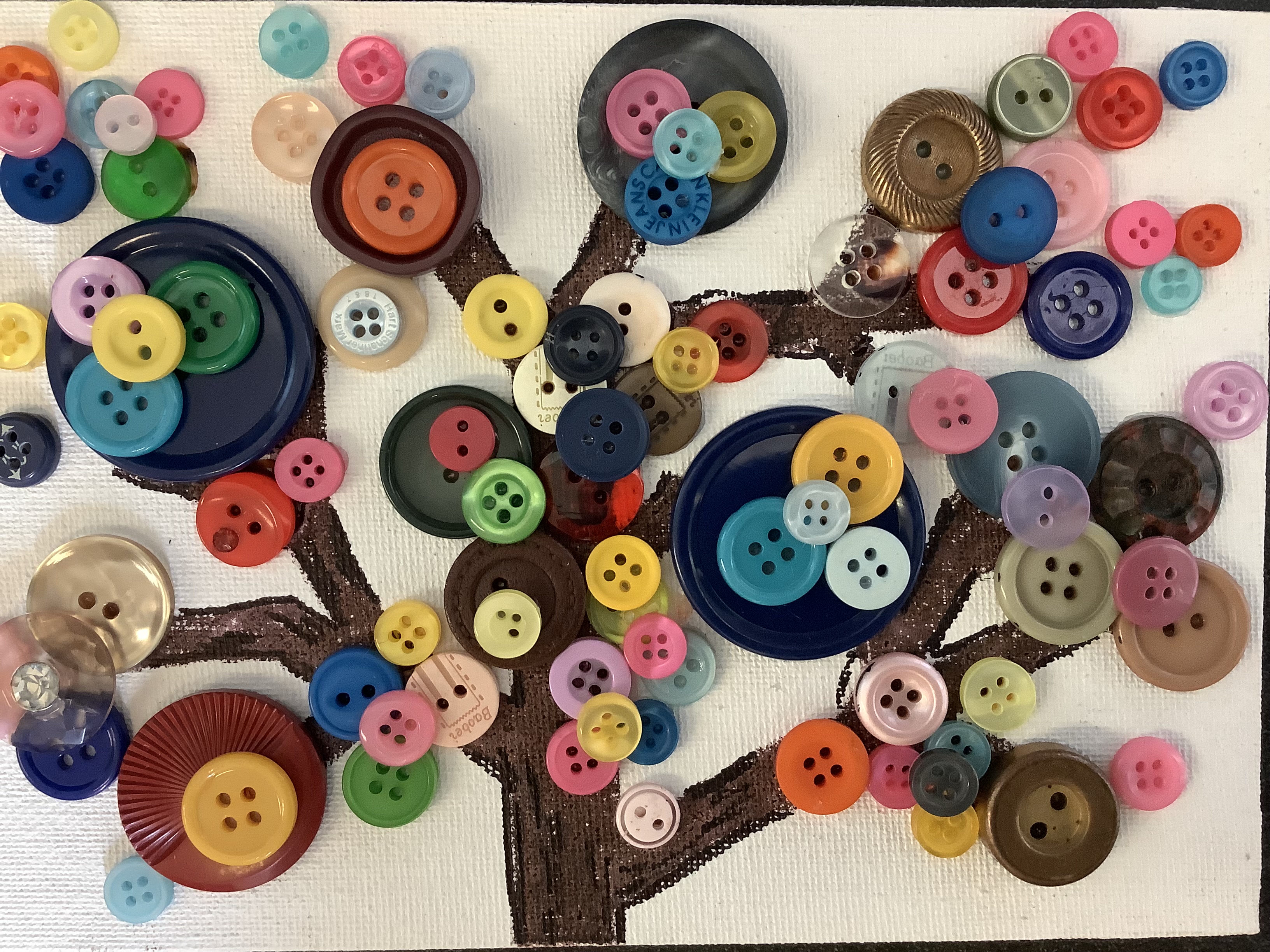 Image for Artsy Smartsy Kids | Button Tree Canvas