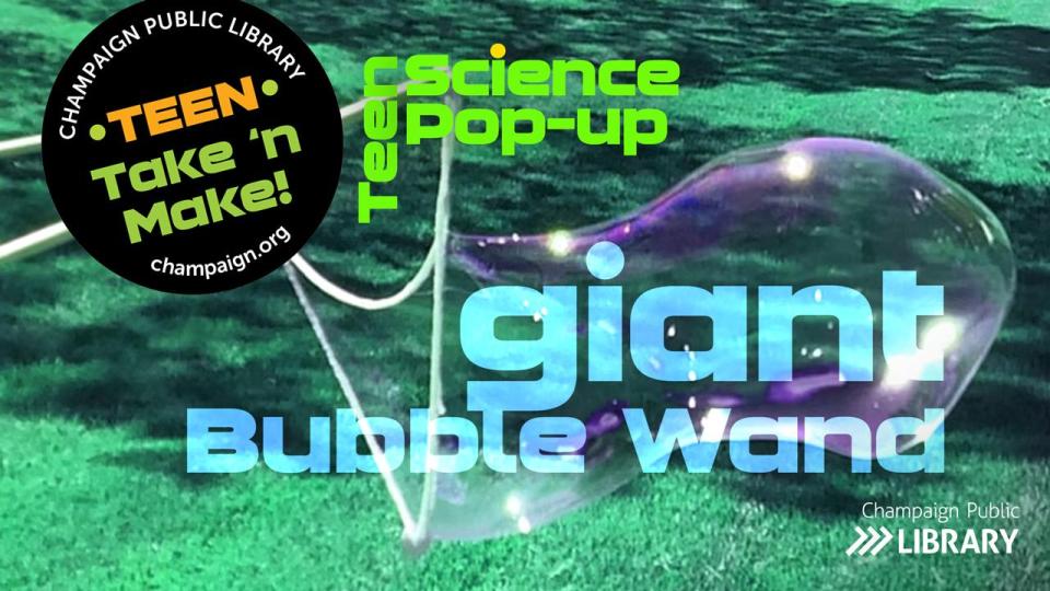 Image for Teen Science Pop-up | Giant Bubble Wand