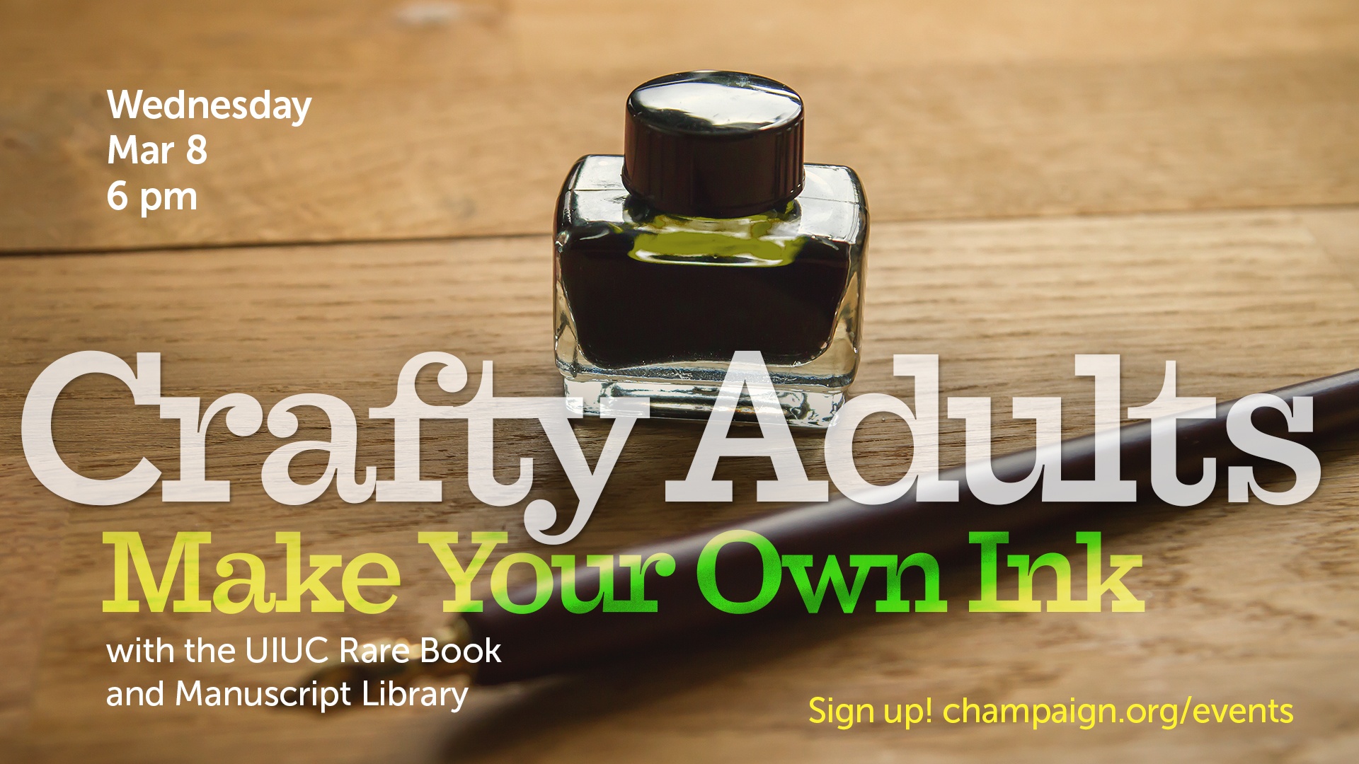 Image for Crafty Adults | Make Your Own Ink 