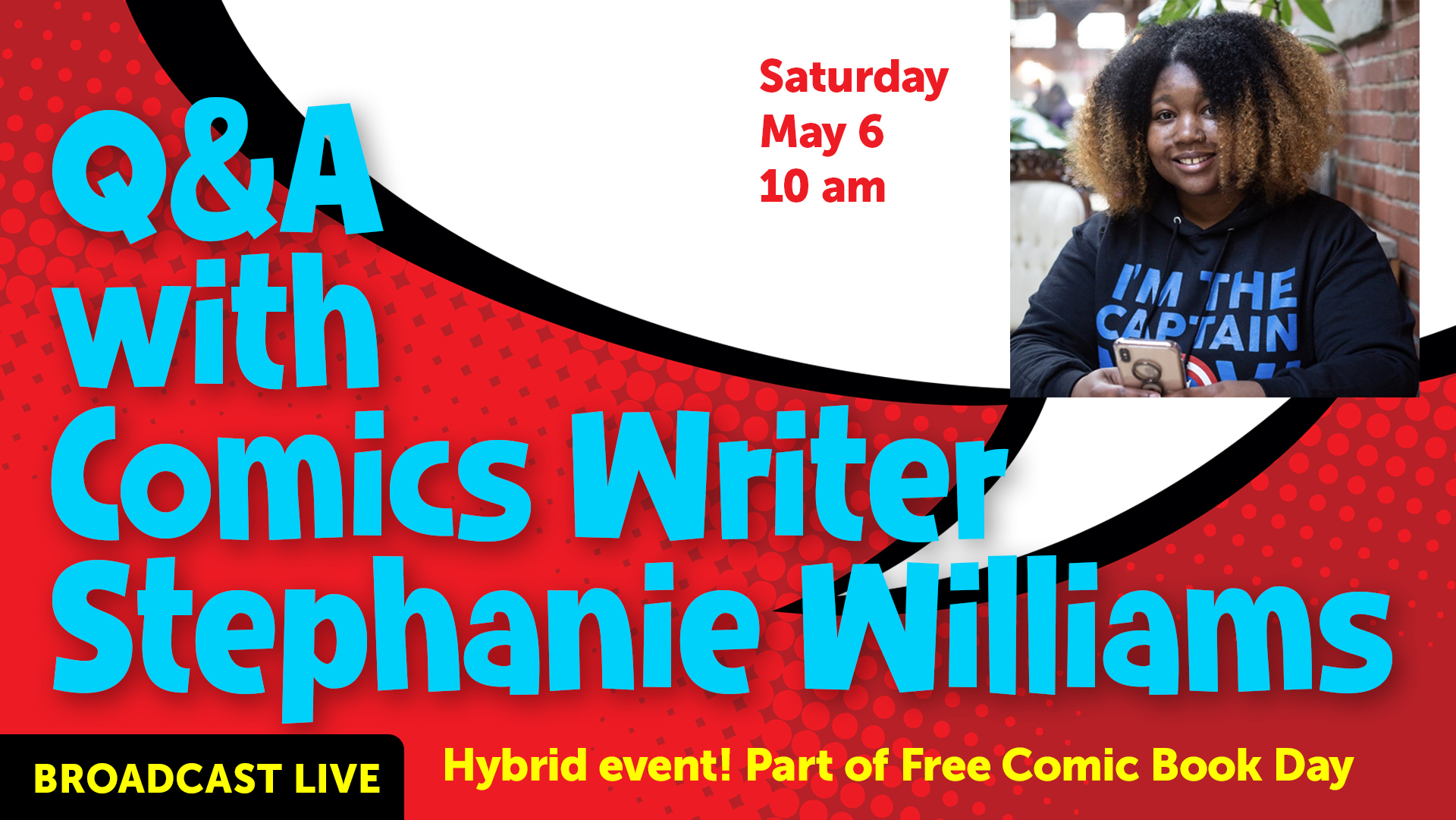 Image for Virtual Visit with Comics Writer Stephanie Williams