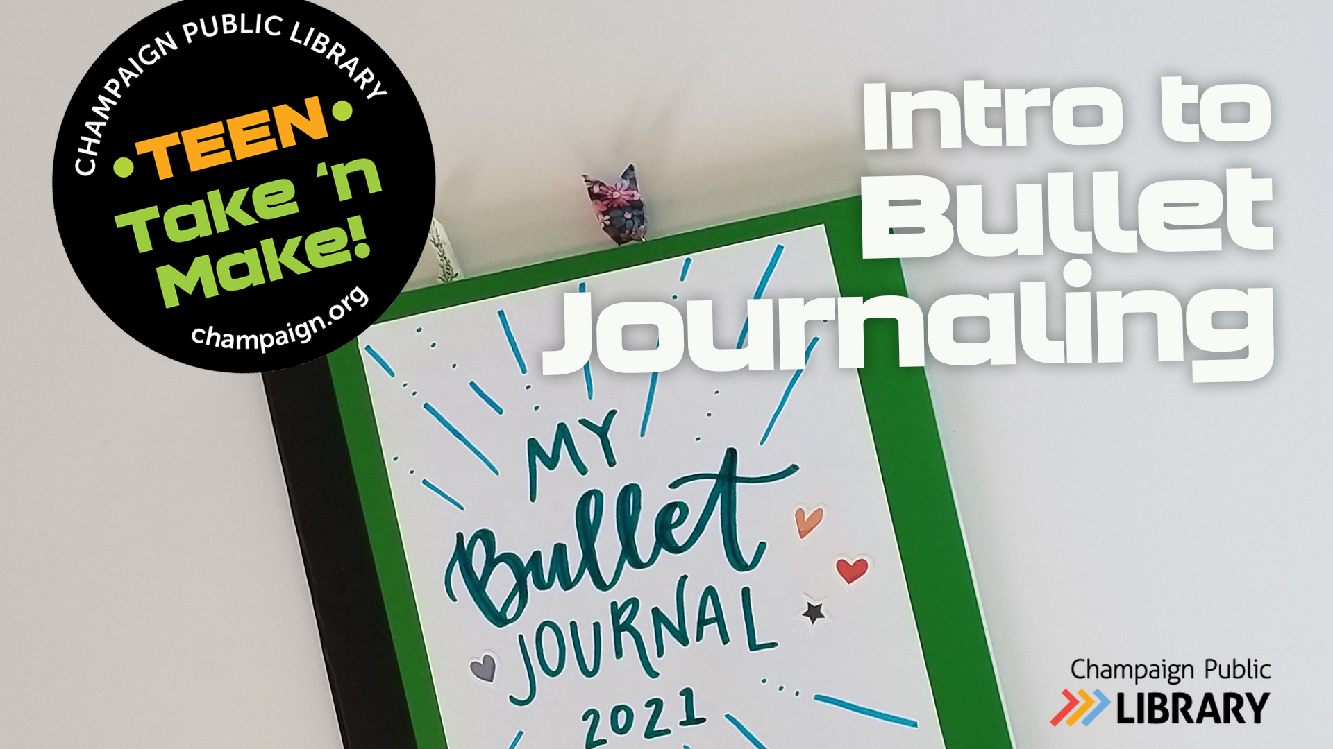 Image for Teen Take n’ Make | Intro to Bullet Journaling
