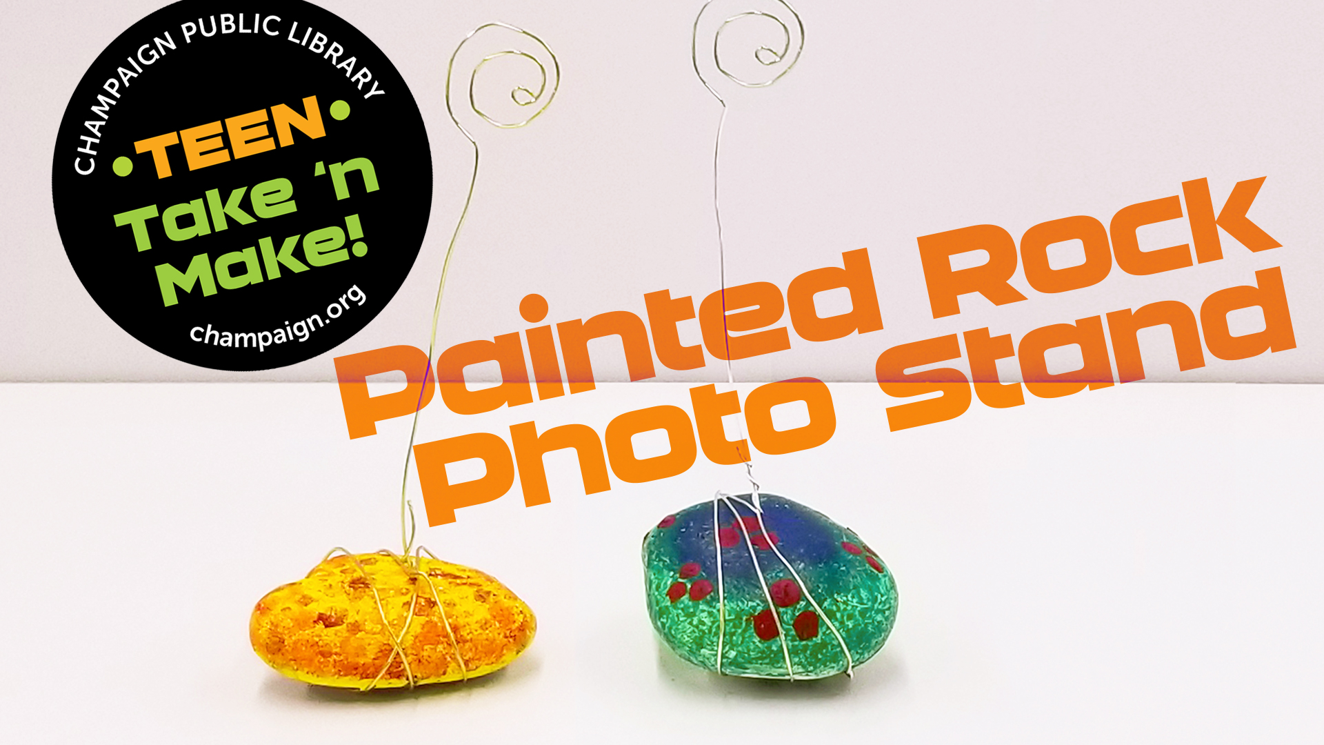 Image for Teen Take n’ Make | Painted Rock Photo Stand