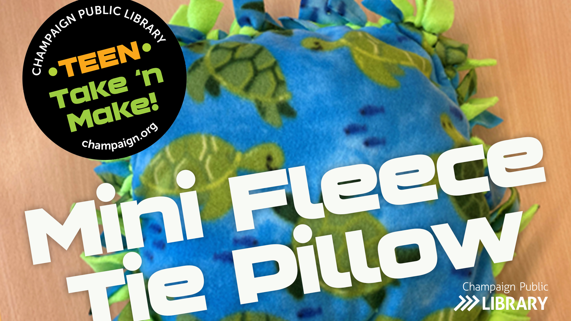 Image for Teen Take n’ Make | Mini Fleece Tie Pillow